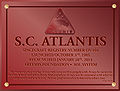 Atlantis dedication plaque.jpg